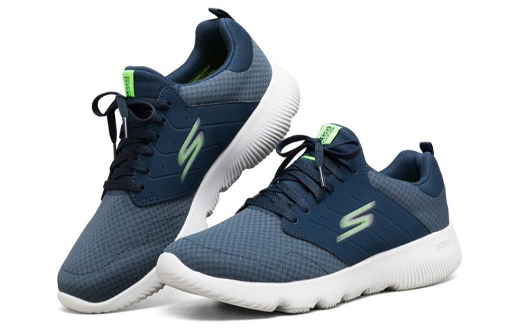 Lookbook Skechers Go Run Focus Blue/White 55164-NVLM