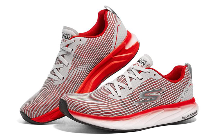 Lookbook Skechers Go Run Forza 5 ''Grigio Rosso'' 246007-GYRD