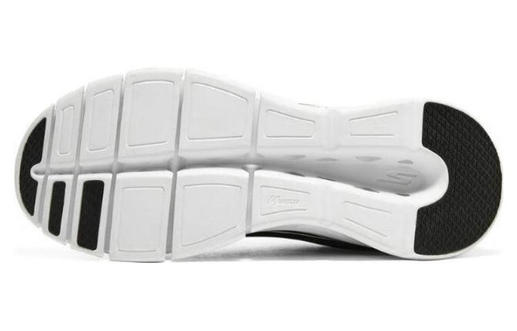 Shop Skechers Go Run Glide-Step 防滑耐磨 低筒 跑步鞋 男款 黑白