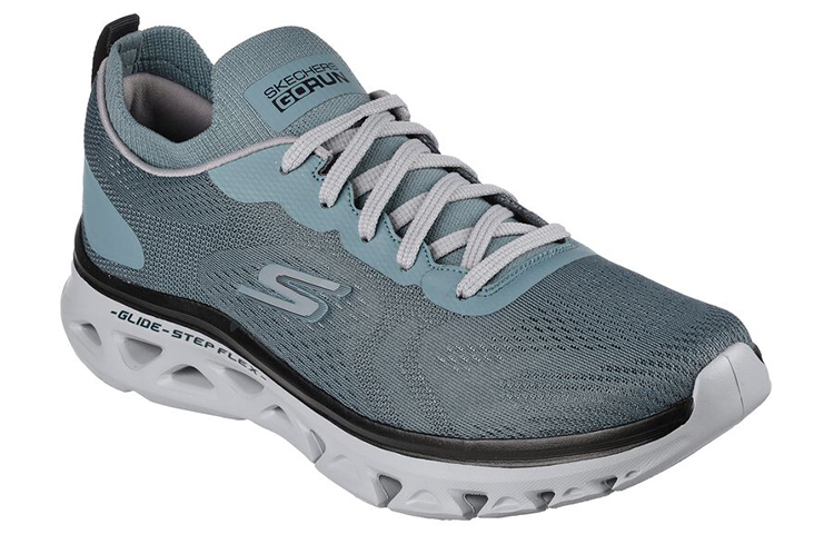 Lookbook Skechers Go Run Glide-Step 緩震跑步鞋 藍灰