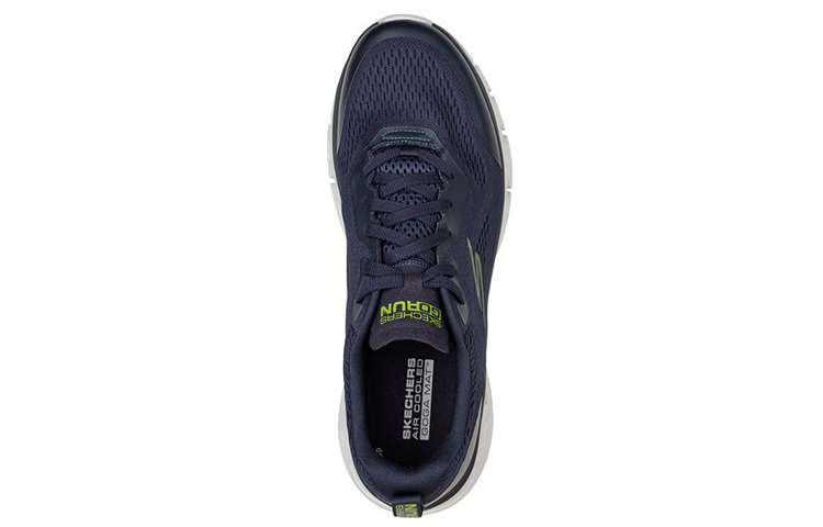 Shop Skechers Go Run Glide-Step Flex 防滑透氣 低筒運動跑步鞋 藍