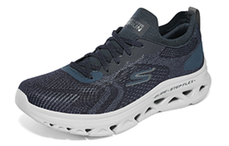 Lookbook Skechers 輕便舒適跑鞋 海軍藍色