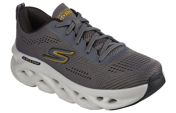 Lookbook Skechers GO RUN Glide Step 'Abu Gelap' 220303-CCBK