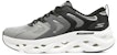 Skechers Go Run Swirl Tech Glide-Step Hyper Burst 'Hitam Kelabu Putih' 220301-BKW