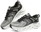 Lookbook Skechers Go Run Swirl Tech Glide-Step Hyper Burst 'Hitam Kelabu Putih' 220301-BKW
