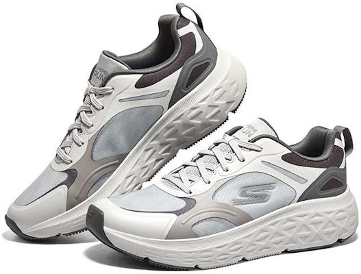 Skechers GO RUN 防滑減震耐磨 低筒 跑步鞋 男款 灰色 Lookbook Skechers GO RUN 防滑減震耐磨 低筒 跑步鞋 男款 灰色