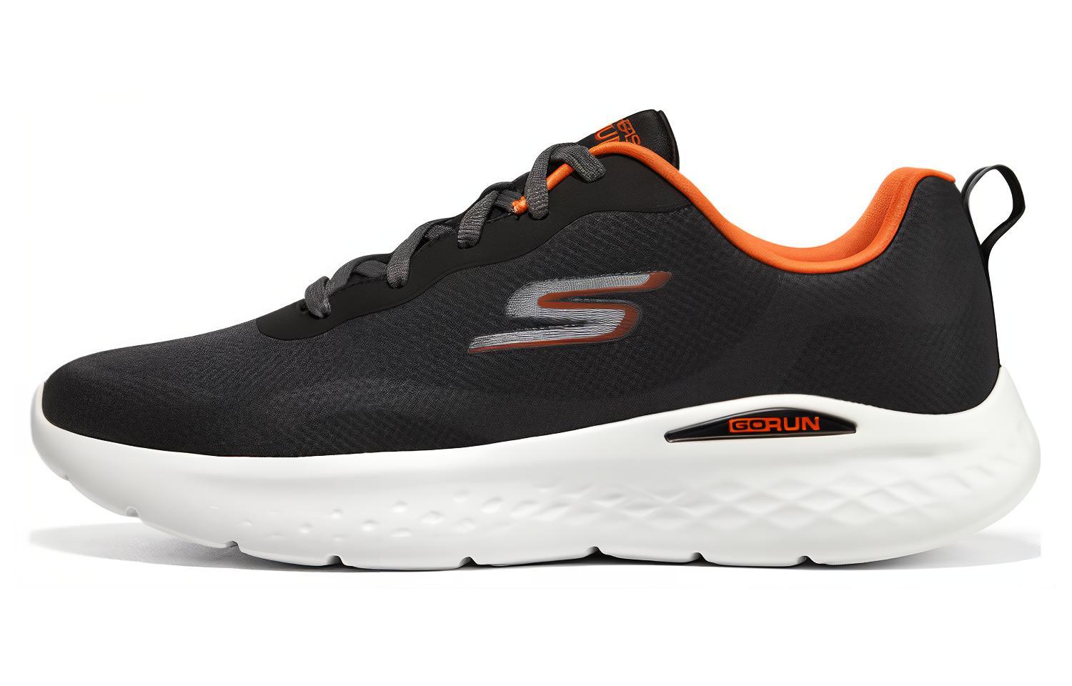 Buy Skechers Go Run Lite 引路者 防滑耐磨 低筒 跑步鞋 男款 黑橘
