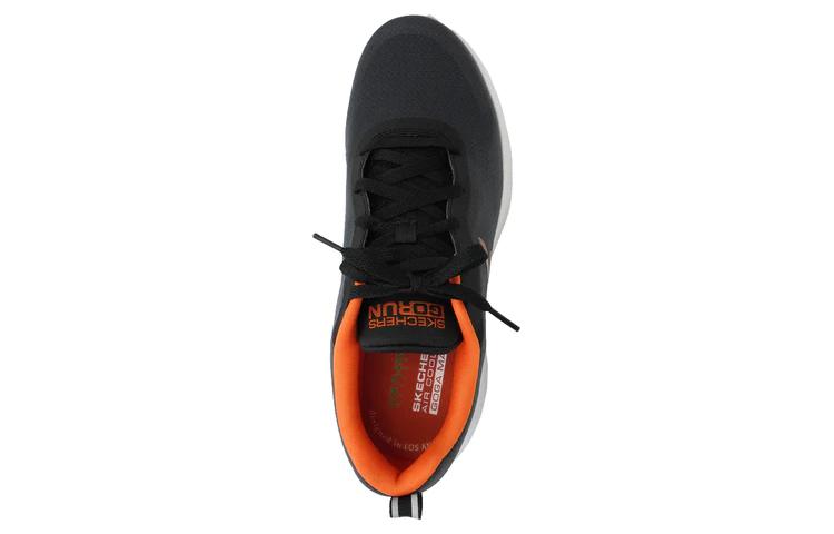 Shop Skechers Go Run Lite 引路者 防滑耐磨 低筒 跑步鞋 男款 黑橘