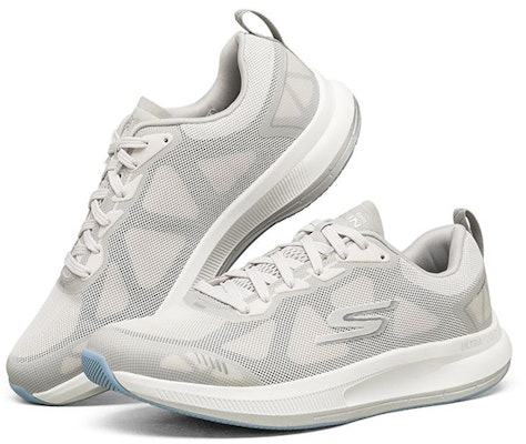 Skechers GO RUN 低筒 跑步鞋 男款 米白色 Lookbook Skechers GO RUN 低筒 跑步鞋 男款 米白色