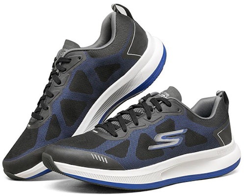 스케쳐스 고런 로우 블랙/블루 (Skechers Go Run Low 블랙/블루) 220105-BKBL Lookbook 스케쳐스 고런 로우 블랙/블루 (Skechers Go Run Low 블랙/블루) 220105-BKBL