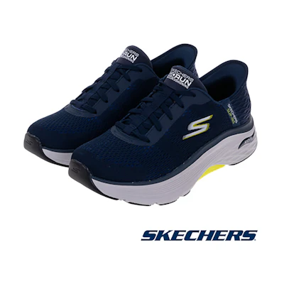 Skechers Go Run Max Cushioning Arch Fit Blue Running Shoes Indigo