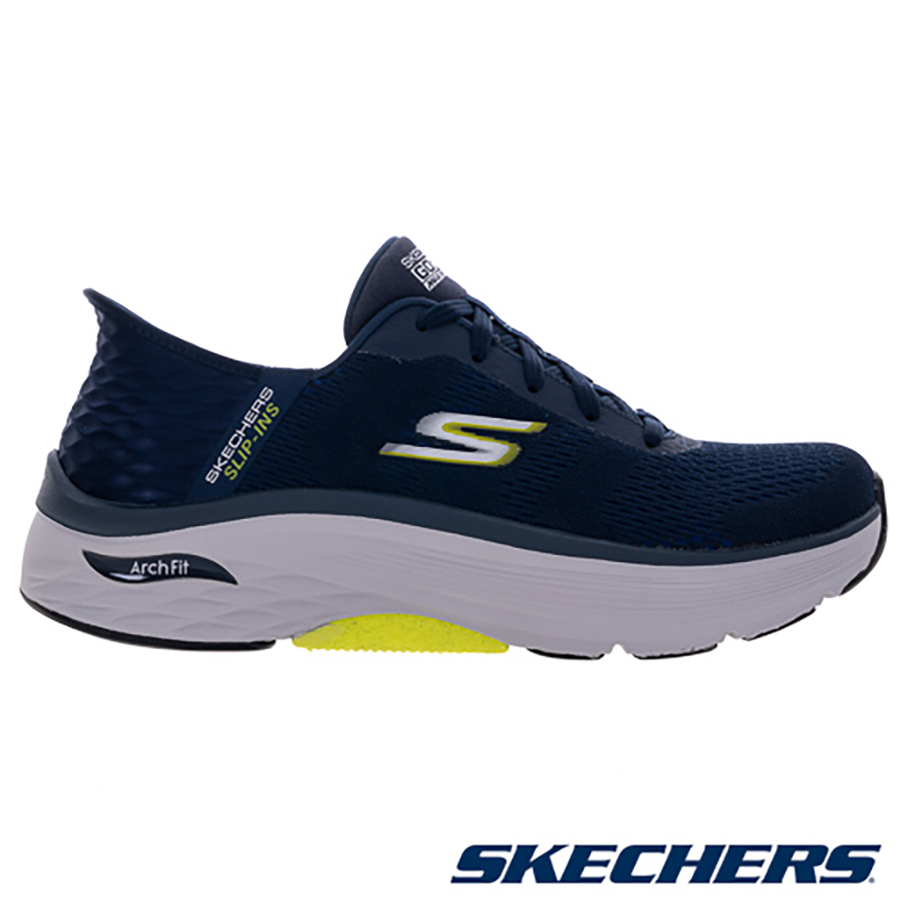 Skechers Go Run Max Cushioning Arch Fit Blue Running Shoes Indigo 圖 2
