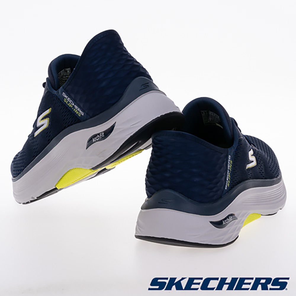 Skechers Go Run Max Cushioning Arch Fit Blue Running Shoes Indigo 圖 8