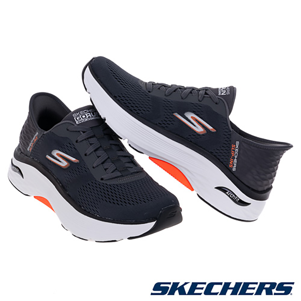 Lookbook スケッチャーズ ゴーラン マックスクッション アーチフィット ランニングシューズ ブラック 220347CCBK