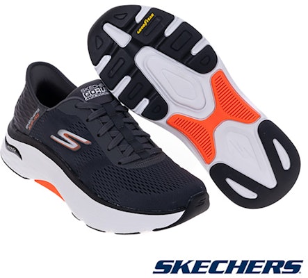Skechers Go Run Max Cushioning Arch Fit Running Shoes Black 220347CCBK Shop Skechers Go Run Max Cushioning Arch Fit Running Shoes Black 220347CCBK