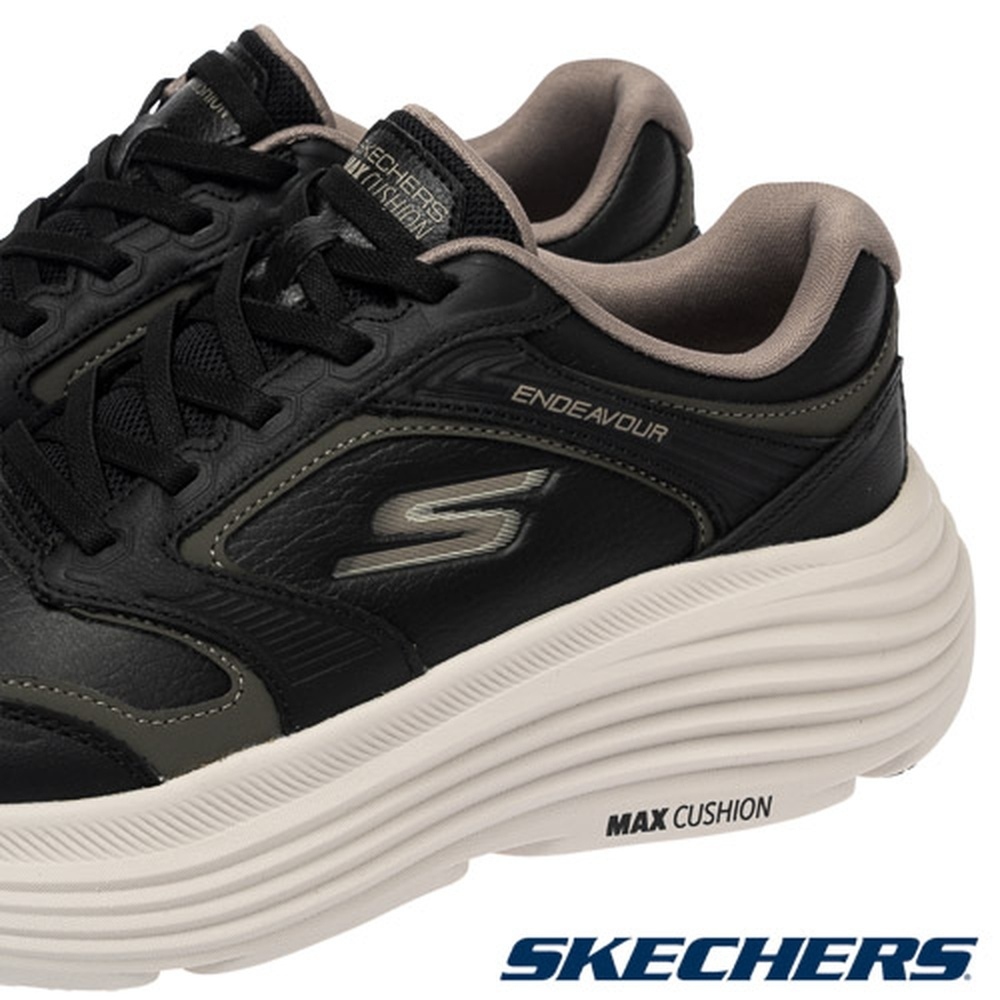 Details for Skechers Go Run Max Cushioning Endeavour Kasut Larian 129480BLK