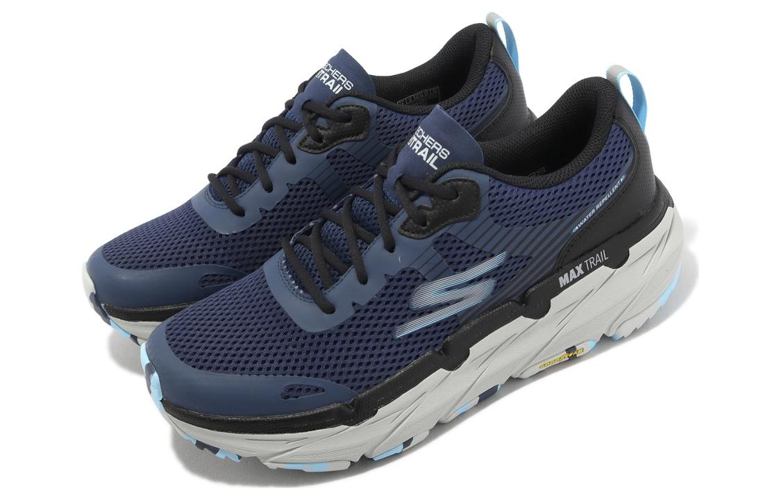 Lookbook Skechers Go Run Max Cushioning Premier Trail 'Biru Navy' 220593-NVBL