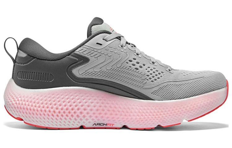 Order Skechers Go Run Max Road 6 減震防滑 低幫 跑步鞋 男款 灰紅