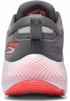 Lookbook Skechers Go Run Max Road 6 減震防滑 低幫 跑步鞋 男款 灰紅