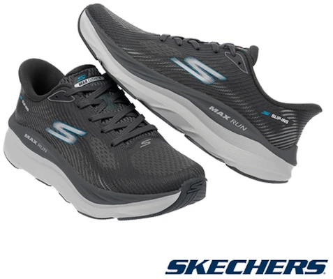 SKECHERS GO RUN MAX RUN Scarpe da Corsa 221001CHAR Shop SKECHERS GO RUN MAX RUN Scarpe da Corsa 221001CHAR