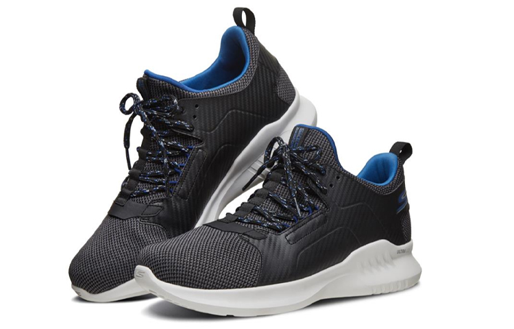 Lookbook Skechers Go Run Mojo 2.0 Sneakers Hitam/Putih/Biru 661023-BKBL