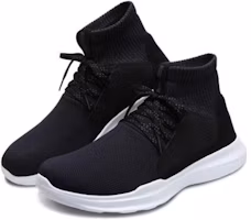 Lookbook Skechers GO RUN Mojo 減震防滑耐磨 高幫 跑步鞋 黑白色