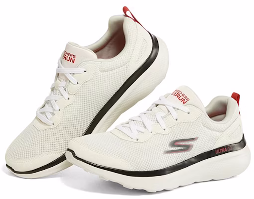 Skechers Go Run Motion 低筒運動鞋 白黑 Lookbook Skechers Go Run Motion 低筒運動鞋 白黑