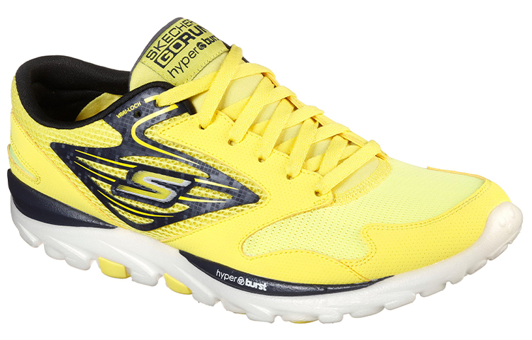 Lookbook Skechers Go Run Og Hyper 舒適防滑 低幫休閒跑步鞋 黃黑