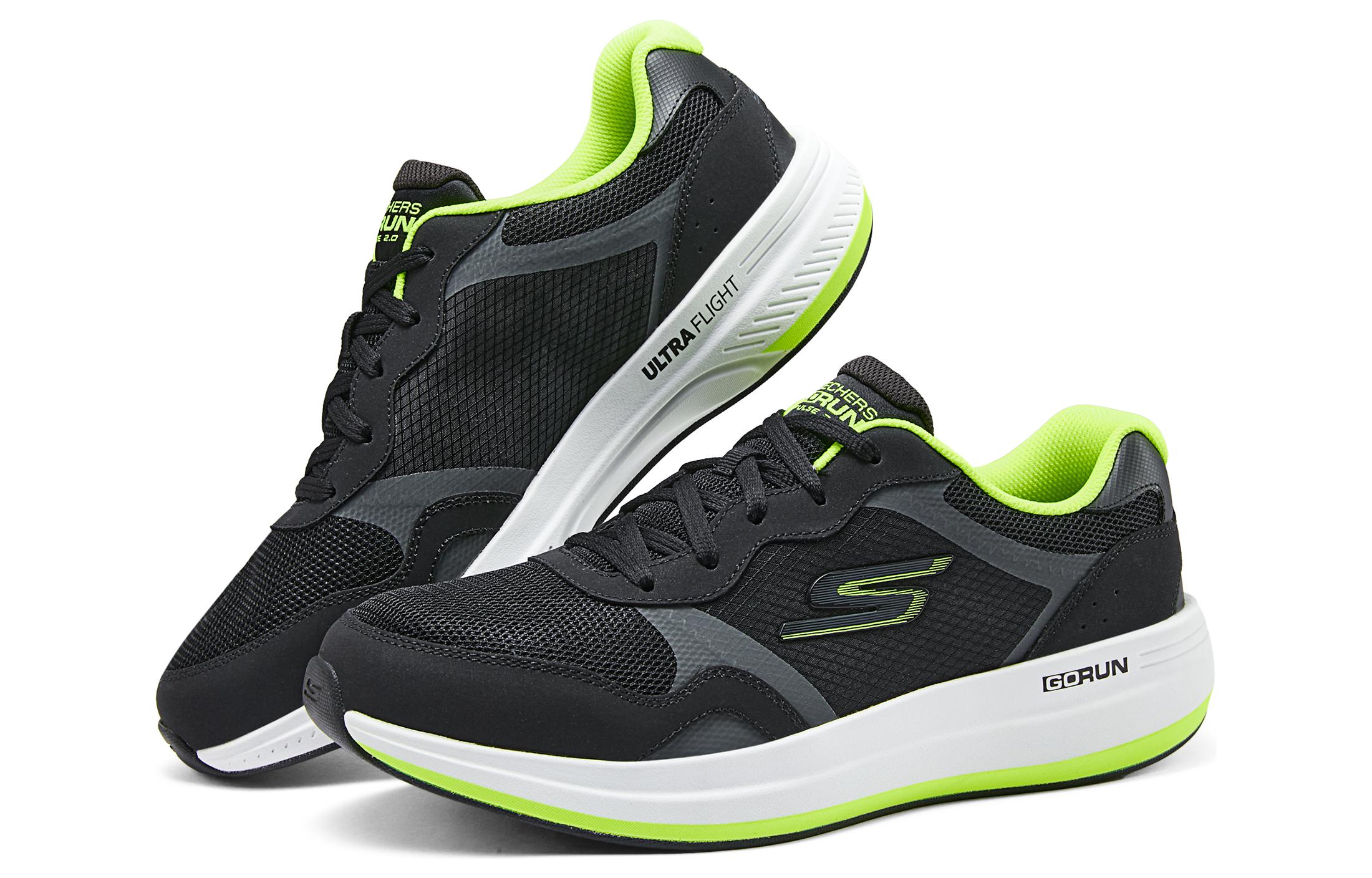Shop Skechers Go Run Pulse 2.0 'Black' 220539-BKLM
