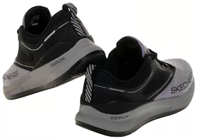 Shop Skechers Go Run Pulse 減震耐磨 低筒 跑步鞋 黑灰