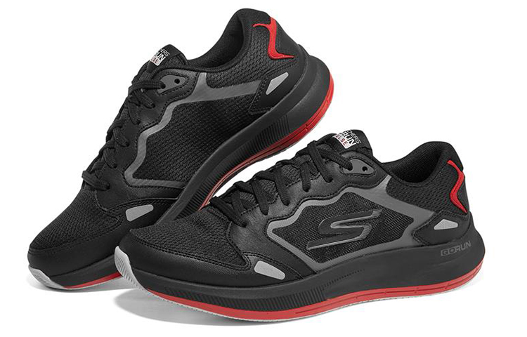 Lookbook Skechers Go Run Pulse 'Black Red' 220531-BKRD