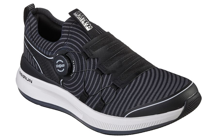 Lookbook Skechers Go Run Pulse 'Black White Comfort Low-Top Running' 220537-BLK