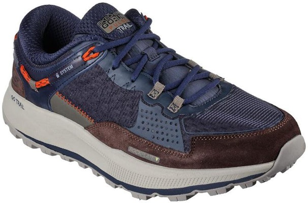 Skechers Go Run Pulse 'Navy Brown' Sepatu Pria wanita 220558-NVBR Lookbook Skechers Go Run Pulse 'Navy Brown' Sepatu Pria wanita 220558-NVBR