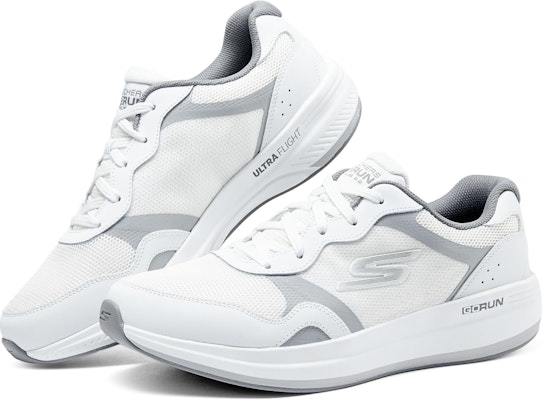 Skechers Go Run Pulse 'White Grey' 220539-WGY Shop Skechers Go Run Pulse 'White Grey' 220539-WGY