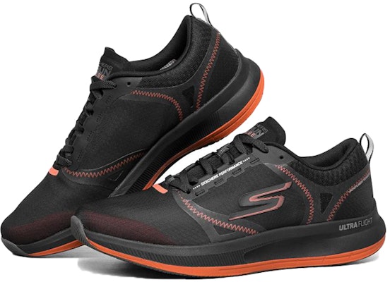 Skechers Go Run Pulse Hitam/Oranye 220013-BKOR Lookbook Skechers Go Run Pulse Hitam/Oranye 220013-BKOR