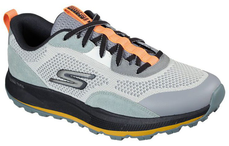 Lookbook Skechers Go Run Pulse Trail ''Grau Schwarz'' 220150-GYBK