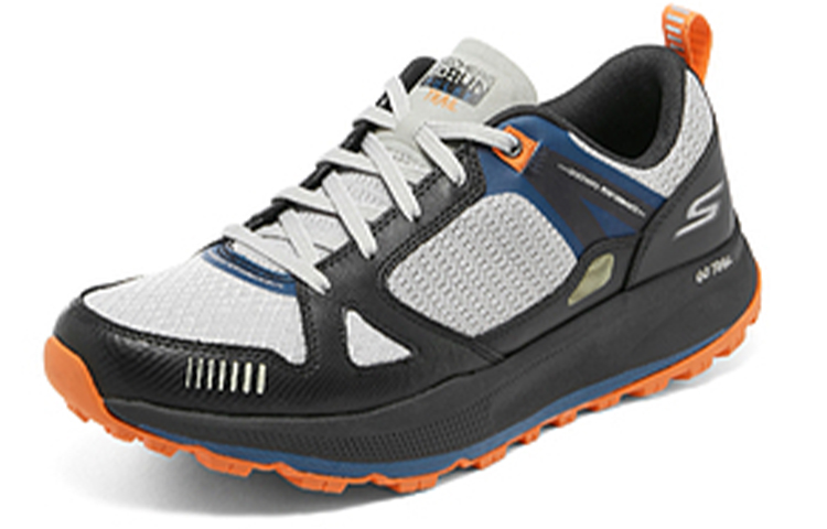 Lookbook Skechers Go Run Pulse Trail ''Grijs Blauw'' 220148C-GYBL