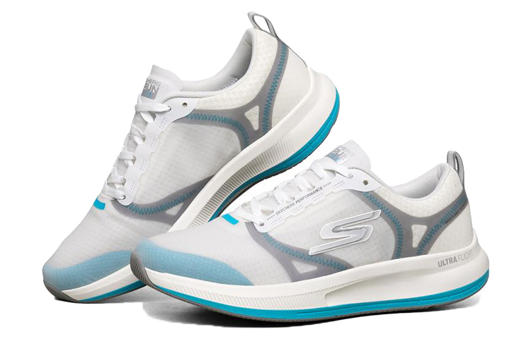 Lookbook Skechers Go Run Pulse Blanc 220013-WAQ