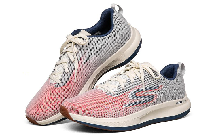 Lookbook Skechers Go Run Pulse Bianco/Blu 220092-WNV