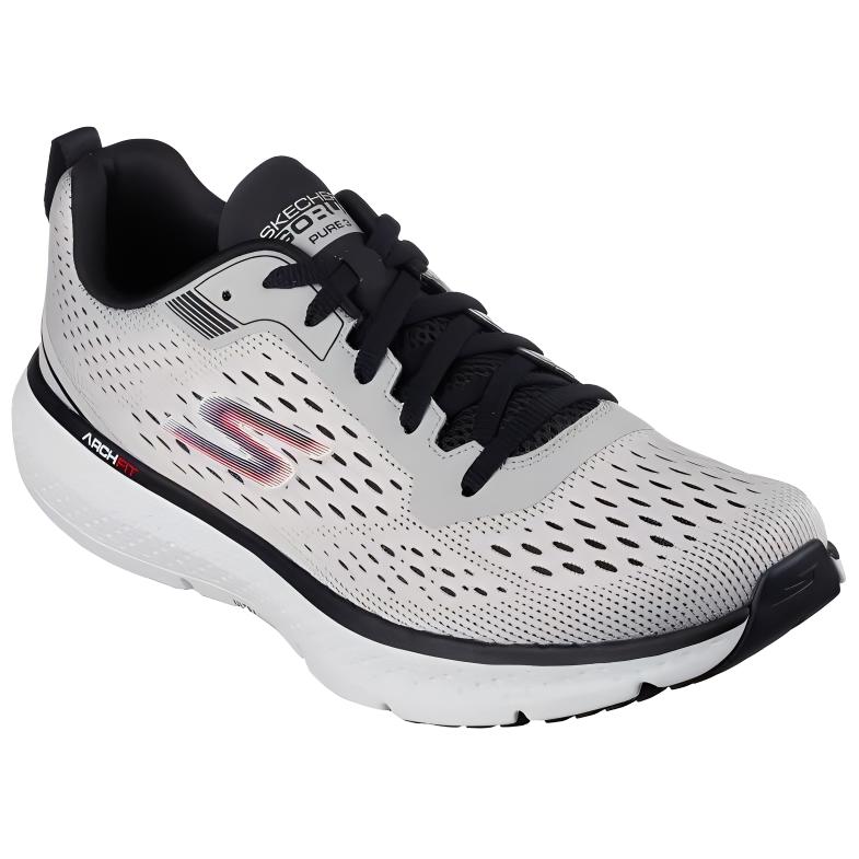 Lookbook Skechers Go Run Pure 3 ''Nero Bianco'' 246034-WBK