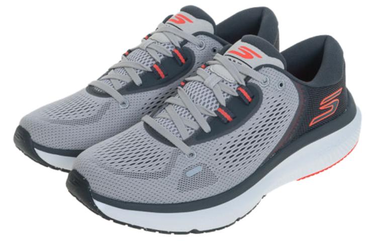 Lookbook 斯凯奇 Go Run Pure 4 '灰橙色' 运动鞋 246082-GYOR