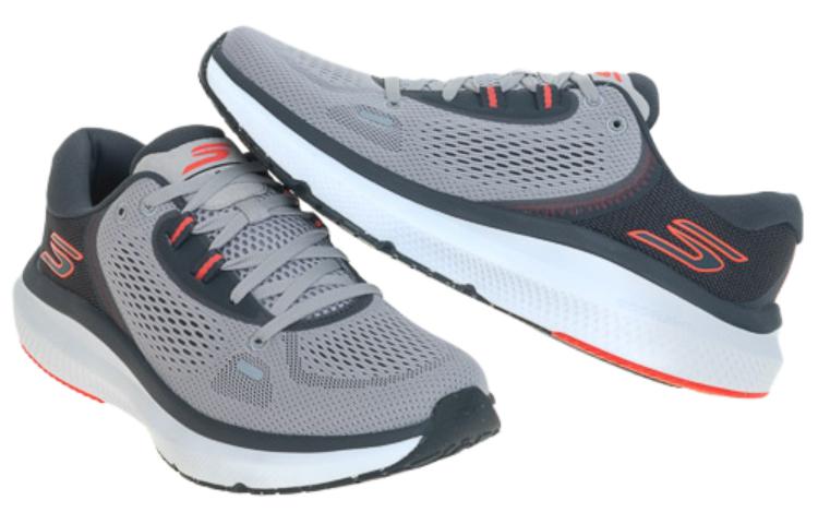 Shop 斯凯奇 Go Run Pure 4 '灰橙色' 运动鞋 246082-GYOR