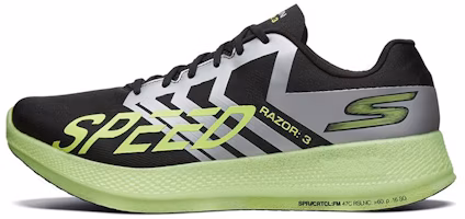 Skechers Go Run Razor 3 'Black Lemon Green' 55290-BKLM Skechers Go Run Razor 3 'Black Lemon Green' 55290-BKLM