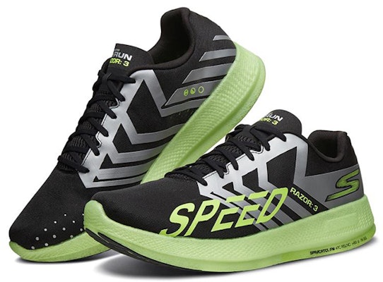 Skechers Go Run Razor 3 'Black Lemon Green' 55290-BKLM Lookbook Skechers Go Run Razor 3 'Black Lemon Green' 55290-BKLM