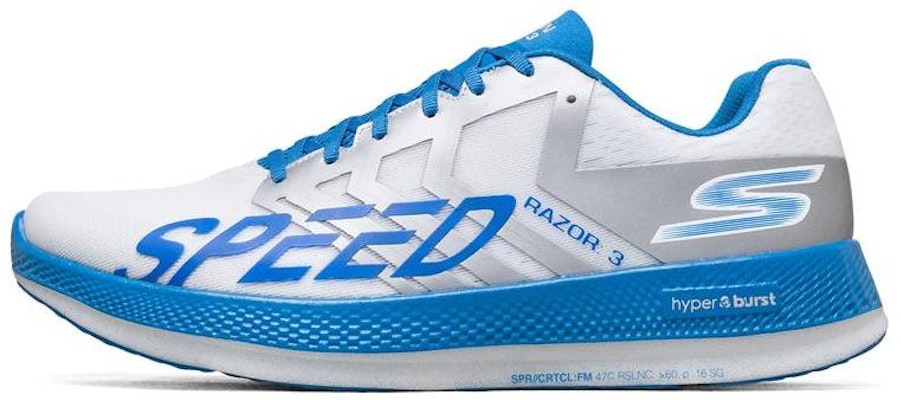 Skechers Go Run Razor 3 'White Blue' 55290-WBL Buy Skechers Go Run Razor 3 'White Blue' 55290-WBL