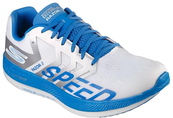 Skechers Go Run Razor 3 'White Blue' 55290-WBL Lookbook Skechers Go Run Razor 3 'White Blue' 55290-WBL