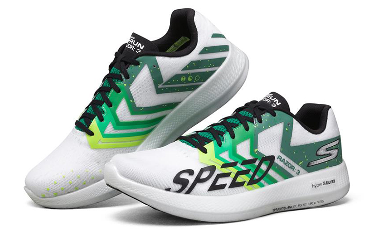 Lookbook 스케쳐스 고런 레이저 3 '화이트 그린' (Skechers Go Run Razor 3 'White Green') 55290-WGRN