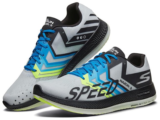 Skechers Go Run Razor 3 Low 'Black Green' 55290-BKGR Lookbook Skechers Go Run Razor 3 Low 'Black Green' 55290-BKGR