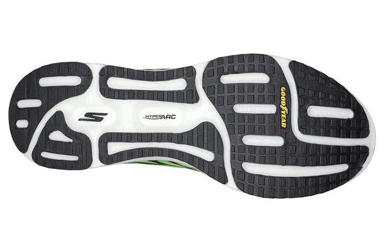 Shop Skechers GO Run Razor 低筒跑步鞋 綠黑