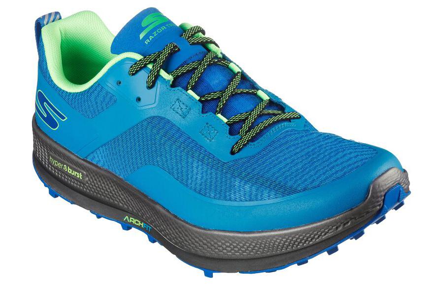 Order Skechers GO RUN Razor Trail 'Biru Ringan Rendah' 246077-BLGR